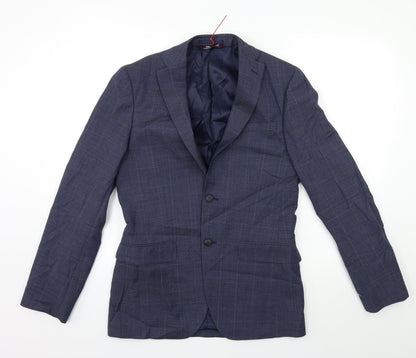 Mens UK Size 36 Marks and Spencer Regular Blue Suit Jacket