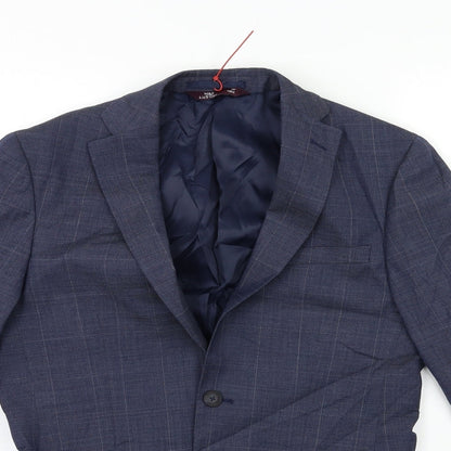 Mens UK Size 36 Marks and Spencer Regular Blue Suit Jacket