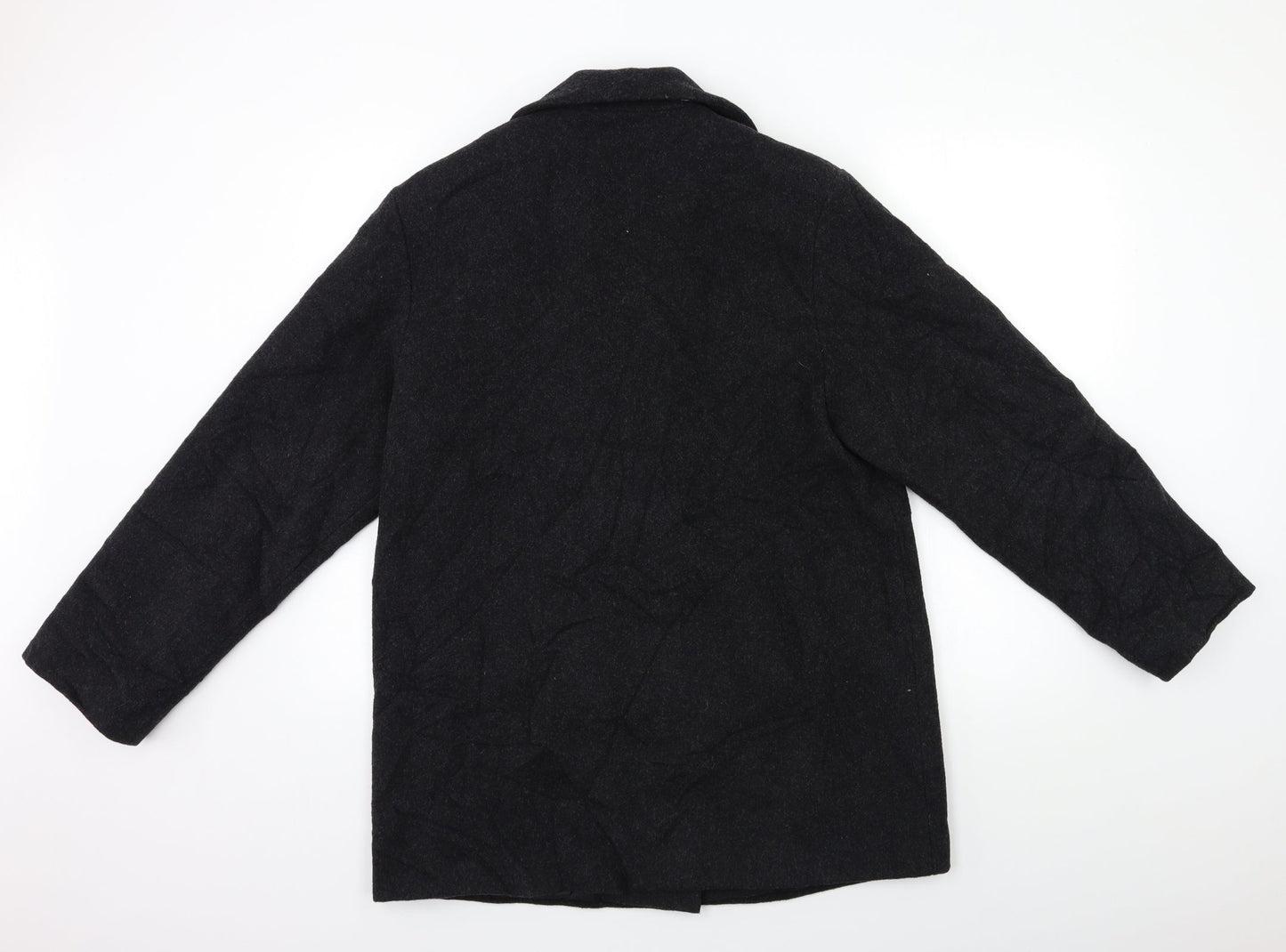 Womens UK Size 10 BHS Black Overcoat