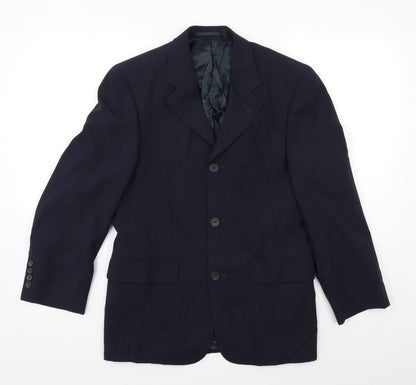 Mens UK Size 34 Preworn Regular Blue Suit Jacket