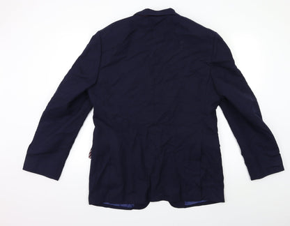 Mens UK Size 40 Marks and Spencer Regular Blue Suit Jacket