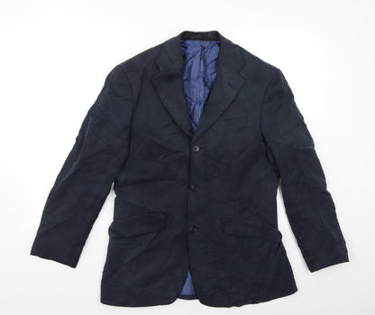 Mens UK Size 36 Marks and Spencer Regular Blue Suit Jacket