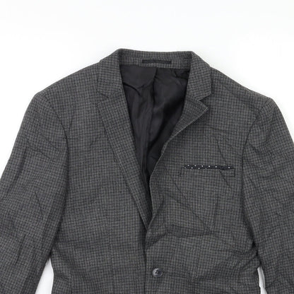 ASOS Mens Green Check  Jacket Suit Jacket Size 36