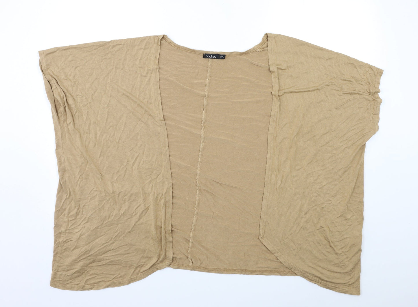 Boohoo Womens Brown   Cardigan Jumper Size M