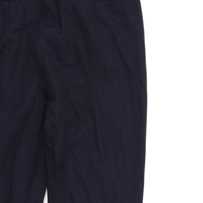 Womens UK Size 10 Zara Regular Fit  Blue Trousers