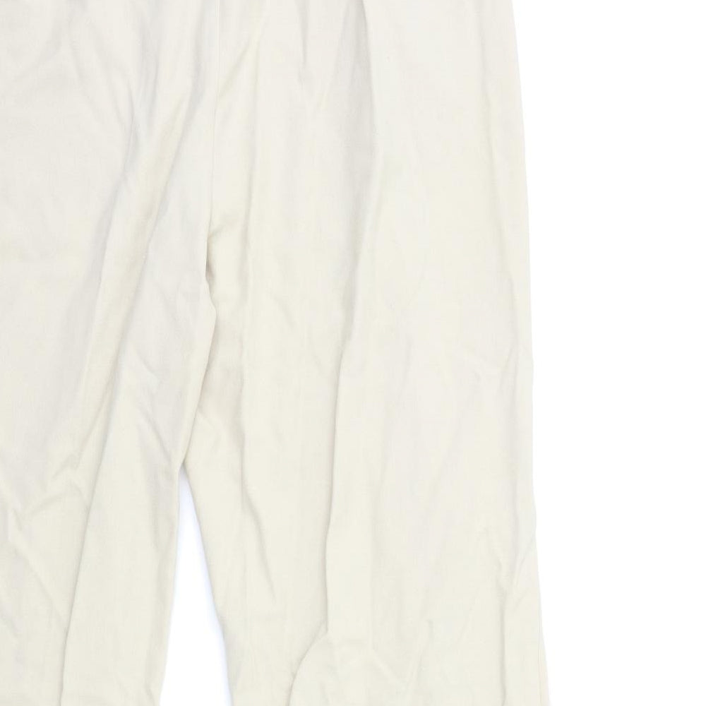 Womens UK Size 34 in SLIMMA Regular Fit  Beige Trousers