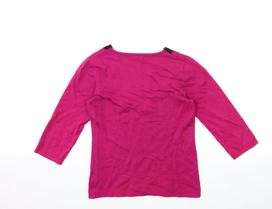 Casamia  Womens Pink   Pullover Jumper Size S