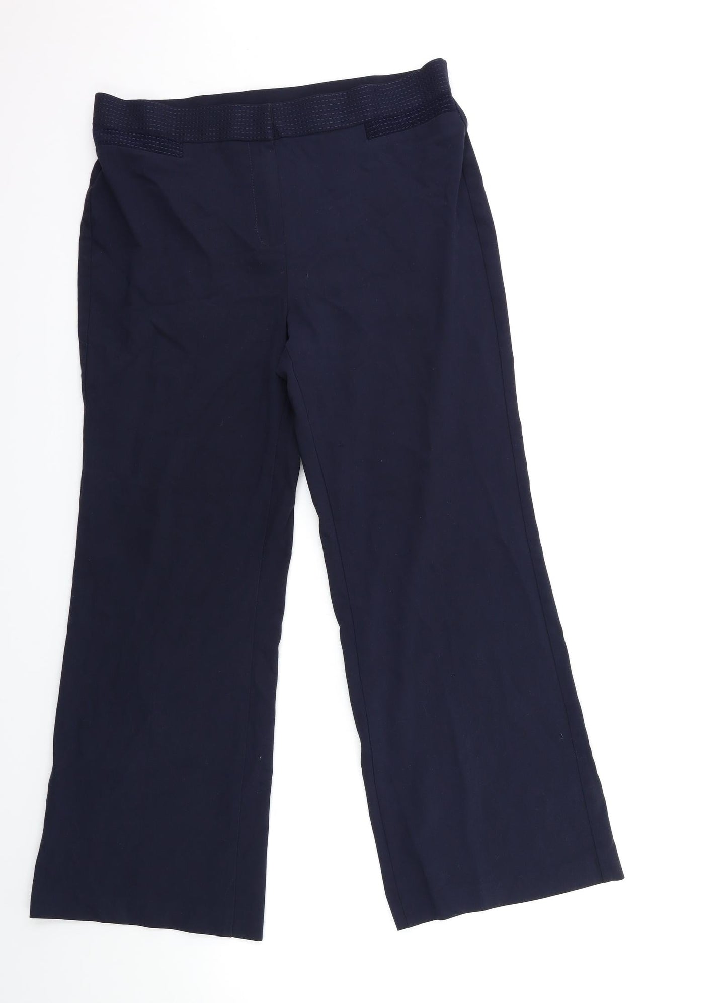 Womens UK Size 30 in Preworn Regular Fit  Blue Trousers
