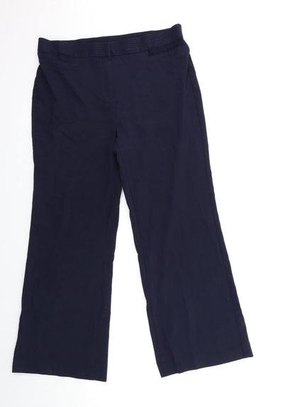 Womens UK Size 30 in Preworn Regular Fit  Blue Trousers