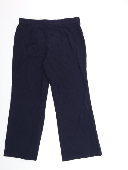 Womens UK Size 30 in Preworn Regular Fit  Blue Trousers