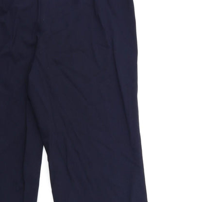 Womens UK Size 30 in Preworn Regular Fit  Blue Trousers