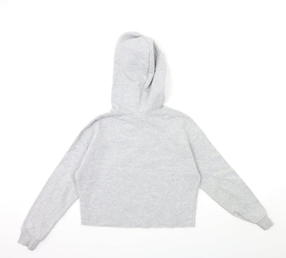 New Look Girls Grey   Pullover Hoodie Size 12 Years