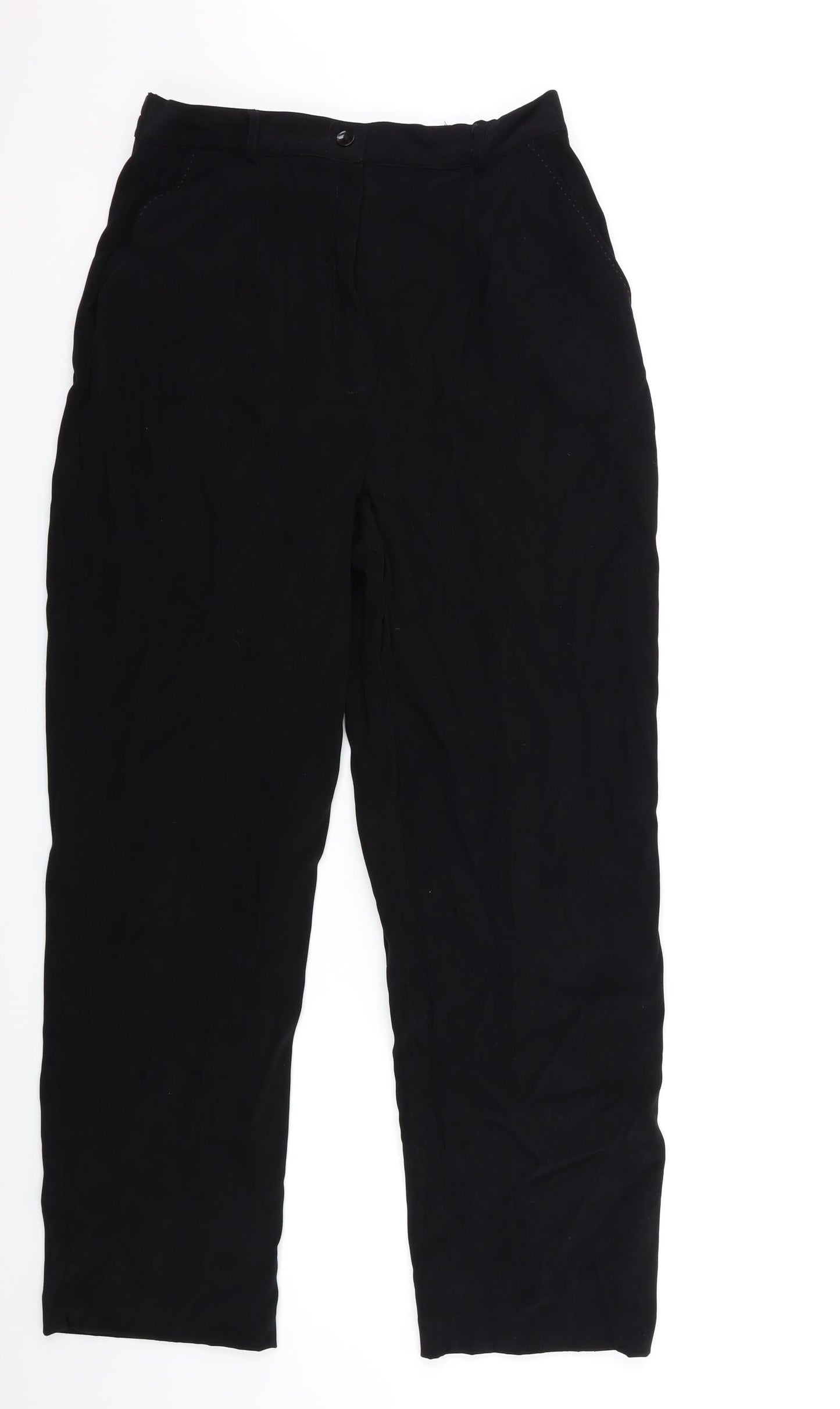 Womens UK Size 14 Jumper Regular Fit  Black Trousers