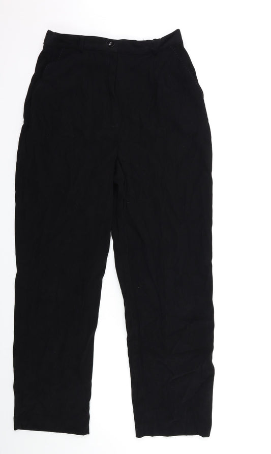 Womens UK Size 14 Jumper Regular Fit  Black Trousers
