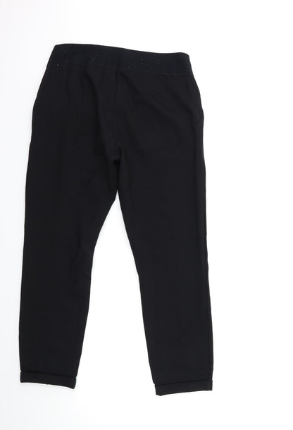 SEAPHINE Womens Black   Trousers  Size 12 L26 in