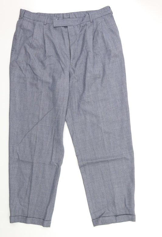 Womens UK Size 38 in Preworn Regular Fit  Grey Trousers