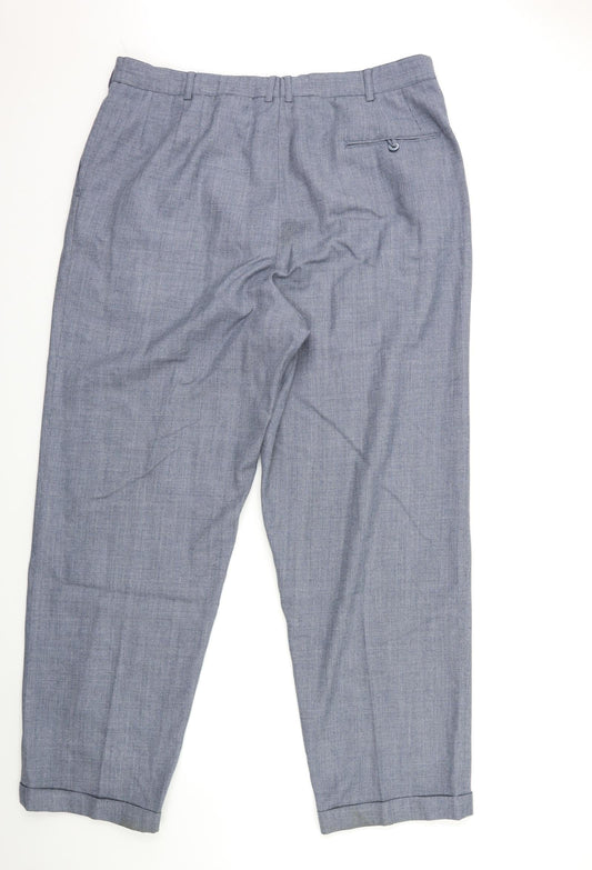 Womens UK Size 38 in Preworn Regular Fit  Grey Trousers