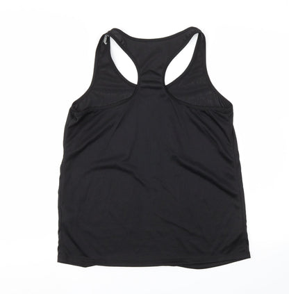 Womens UK Size M Souluxe Black Basic Tank