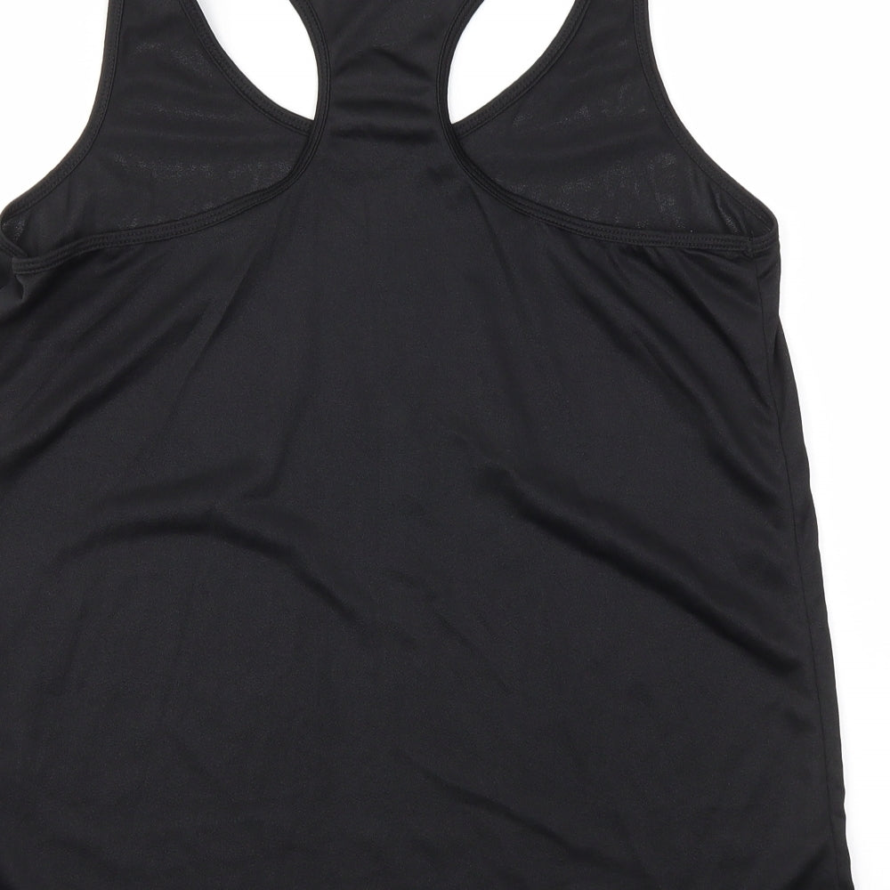 Womens UK Size M Souluxe Black Basic Tank