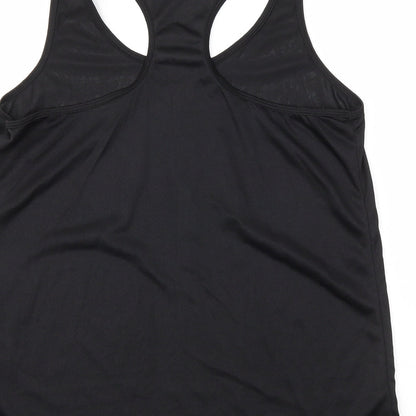 Womens UK Size M Souluxe Black Basic Tank