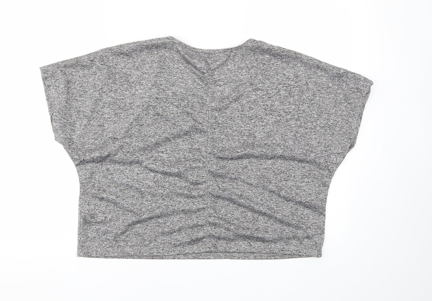 Womens UK Size M Matalan Grey Basic T-Shirt