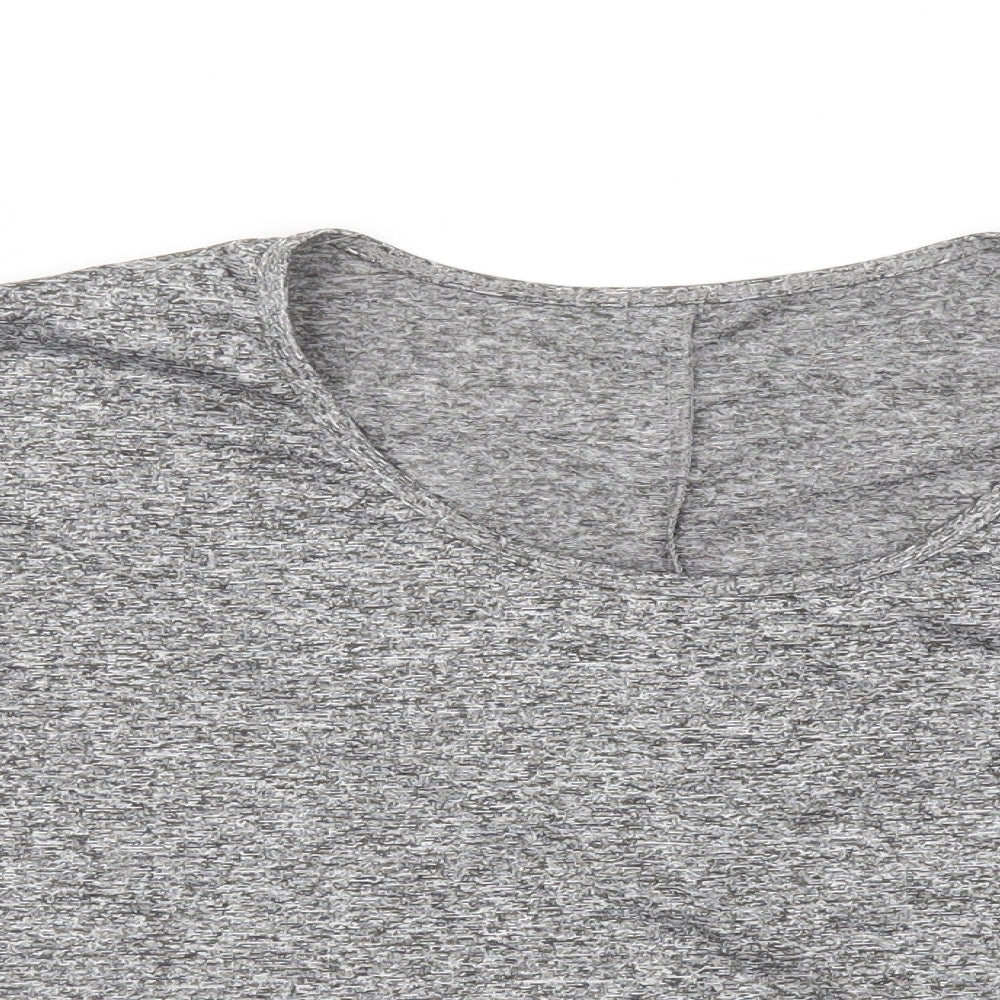 Womens UK Size M Matalan Grey Basic T-Shirt