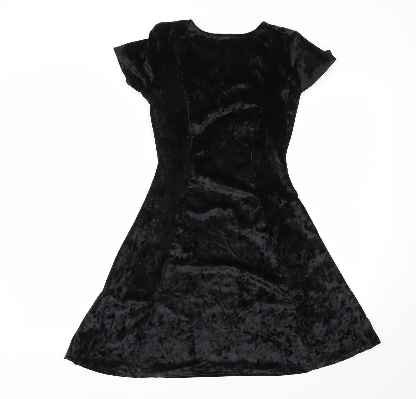 LOOK OF THE DAY Womens Black   Fit & Flare  Size 10