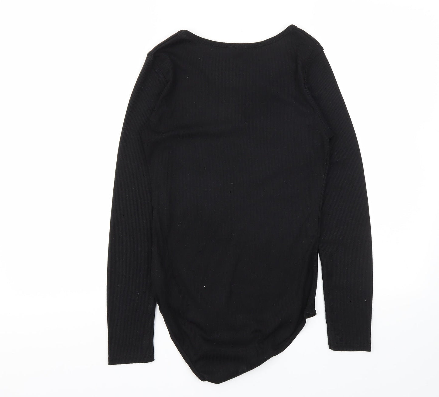 Peacocks Womens Black   Bodysuit One-Piece Size 8