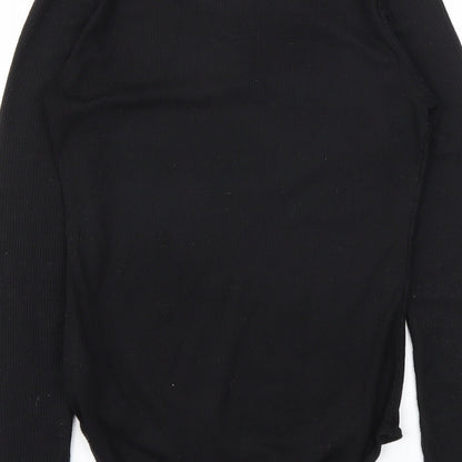 Peacocks Womens Black   Bodysuit One-Piece Size 8