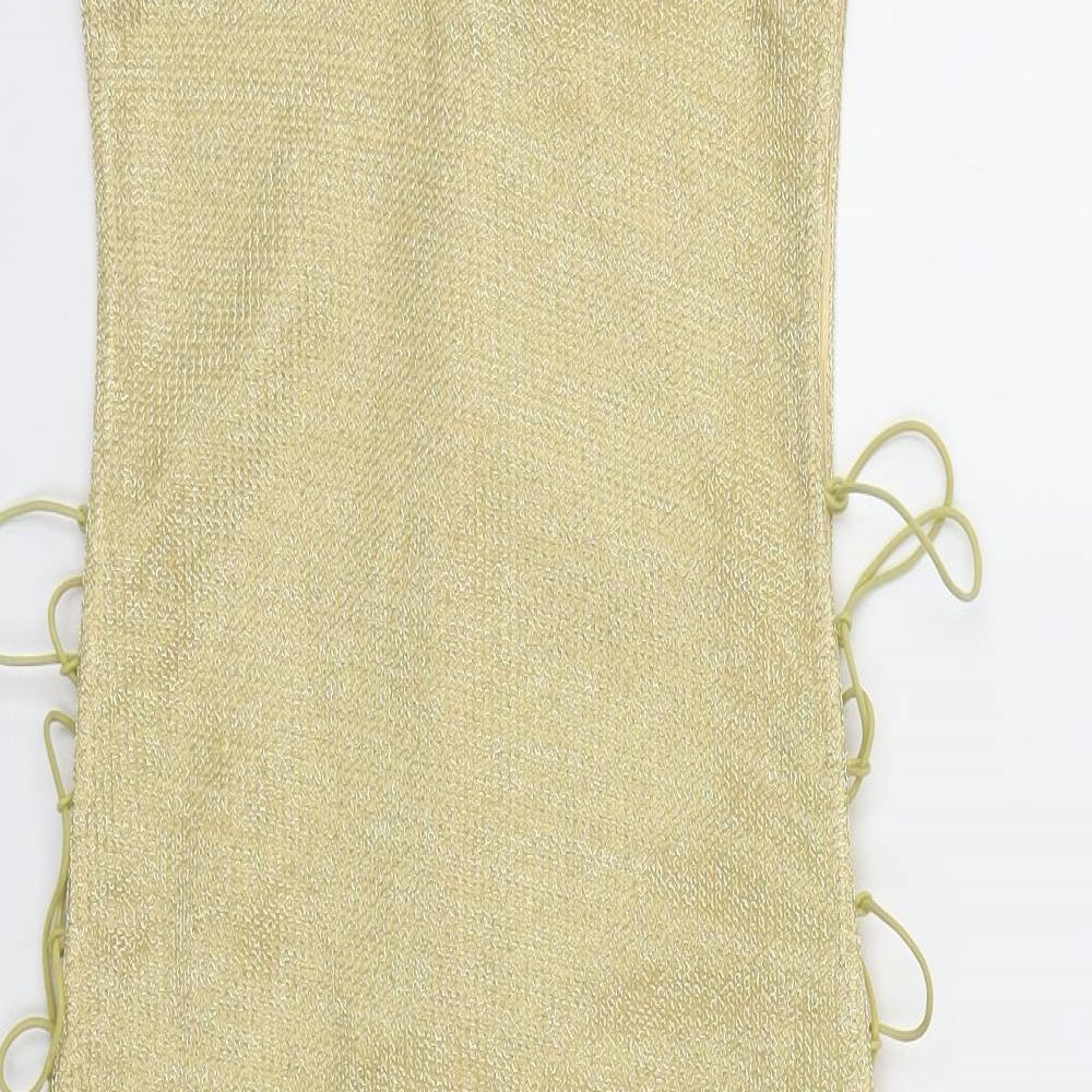 Missguided Womens Gold   A-Line  Size 10