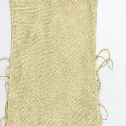 Missguided Womens Gold   A-Line  Size 10