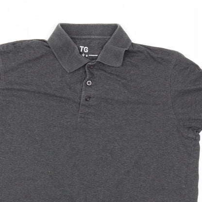 TG Mens Grey    Polo Size M