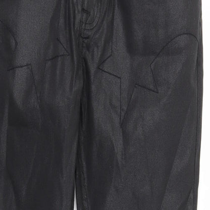 Womens UK Size 34 Preworn Regular Fit Skinny Black Jeans