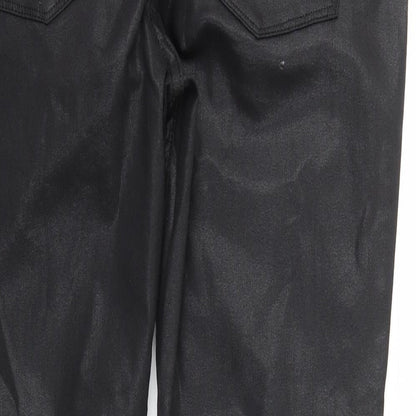 Womens UK Size 34 Preworn Regular Fit Skinny Black Jeans