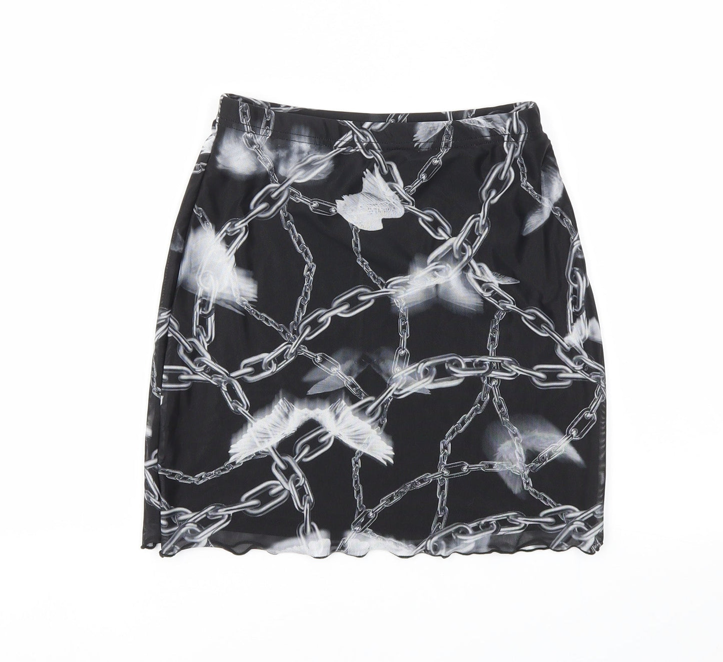 SheIn Womens Black   A-Line Skirt Size XS  - Stretch waistband