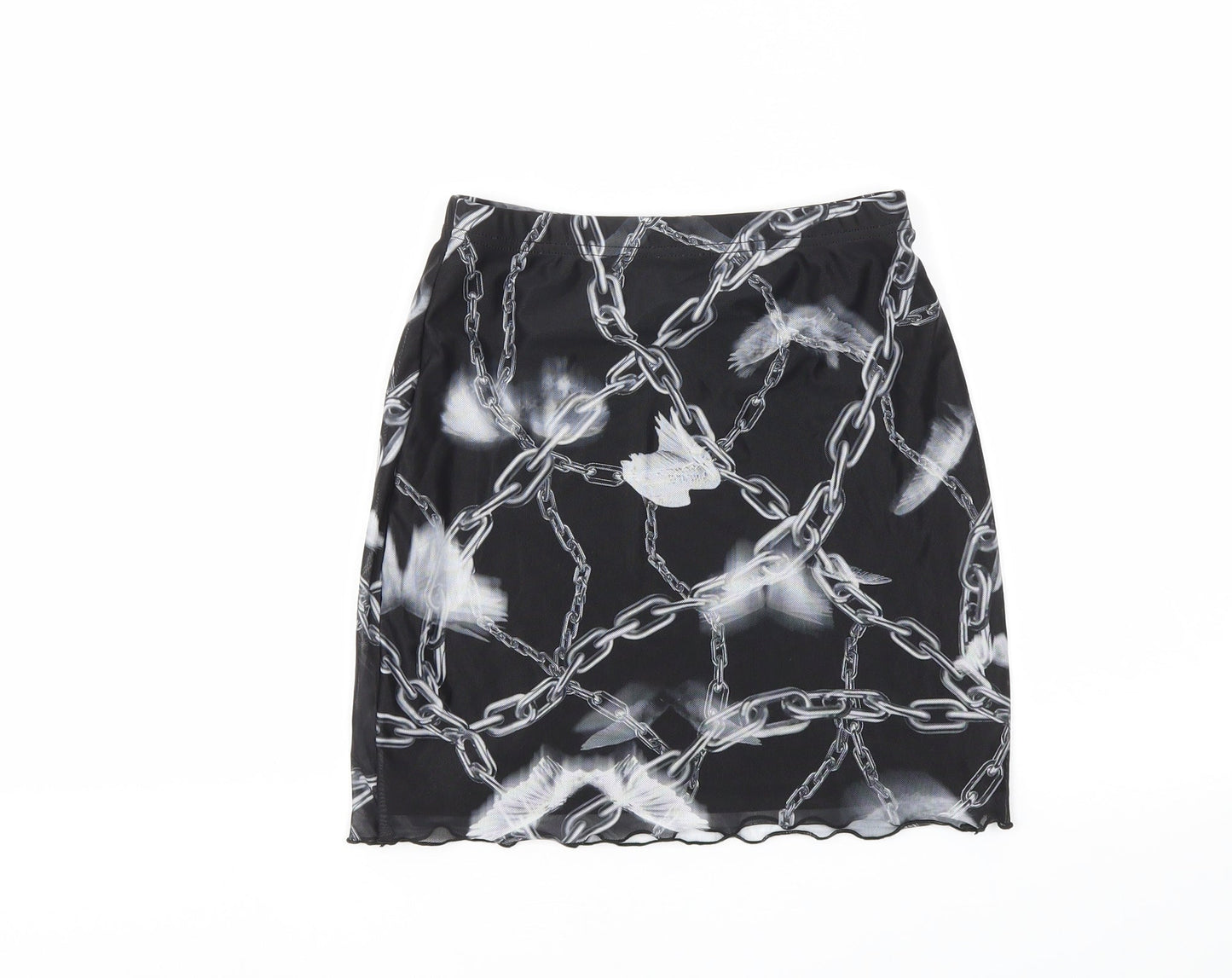 SheIn Womens Black   A-Line Skirt Size XS  - Stretch waistband