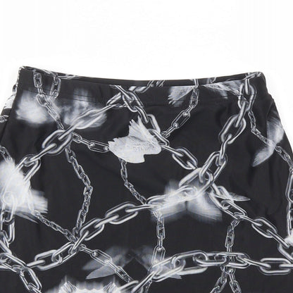 SheIn Womens Black   A-Line Skirt Size XS  - Stretch waistband