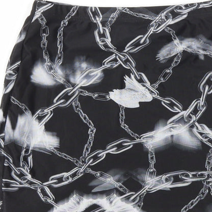 SheIn Womens Black   A-Line Skirt Size XS  - Stretch waistband
