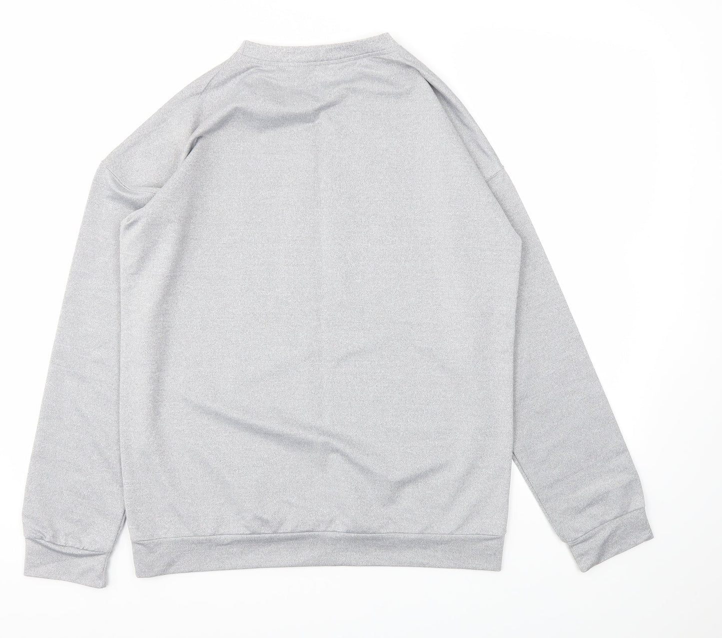 Womens UK Size L Preworn Grey Pullover Jumper
