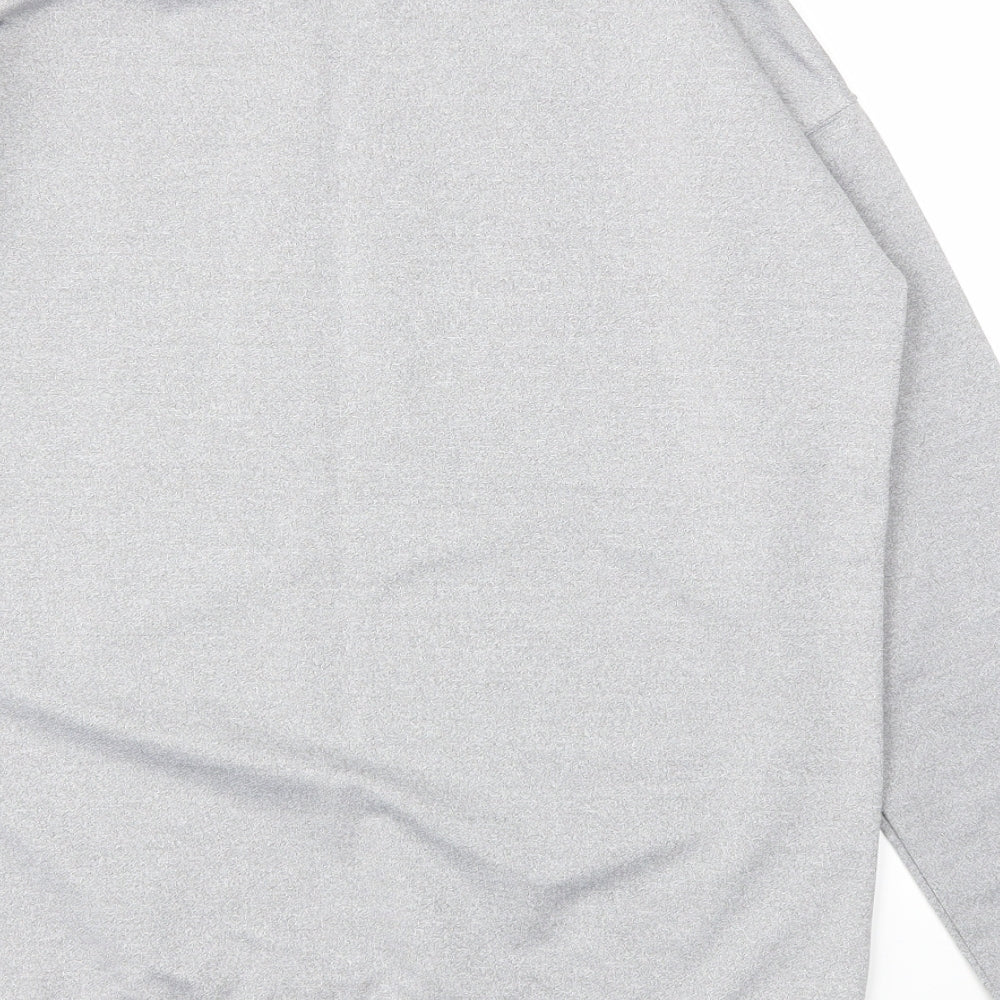 Womens UK Size L Preworn Grey Pullover Jumper