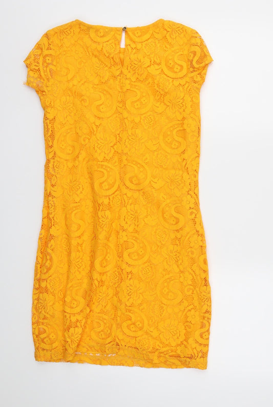 Dorothy Perkins Womens Orange   A-Line  Size 6