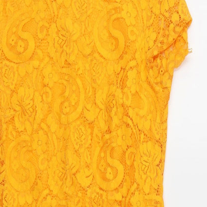 Dorothy Perkins Womens Orange   A-Line  Size 6