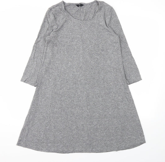 F&F Womens Grey   Fit & Flare  Size 10