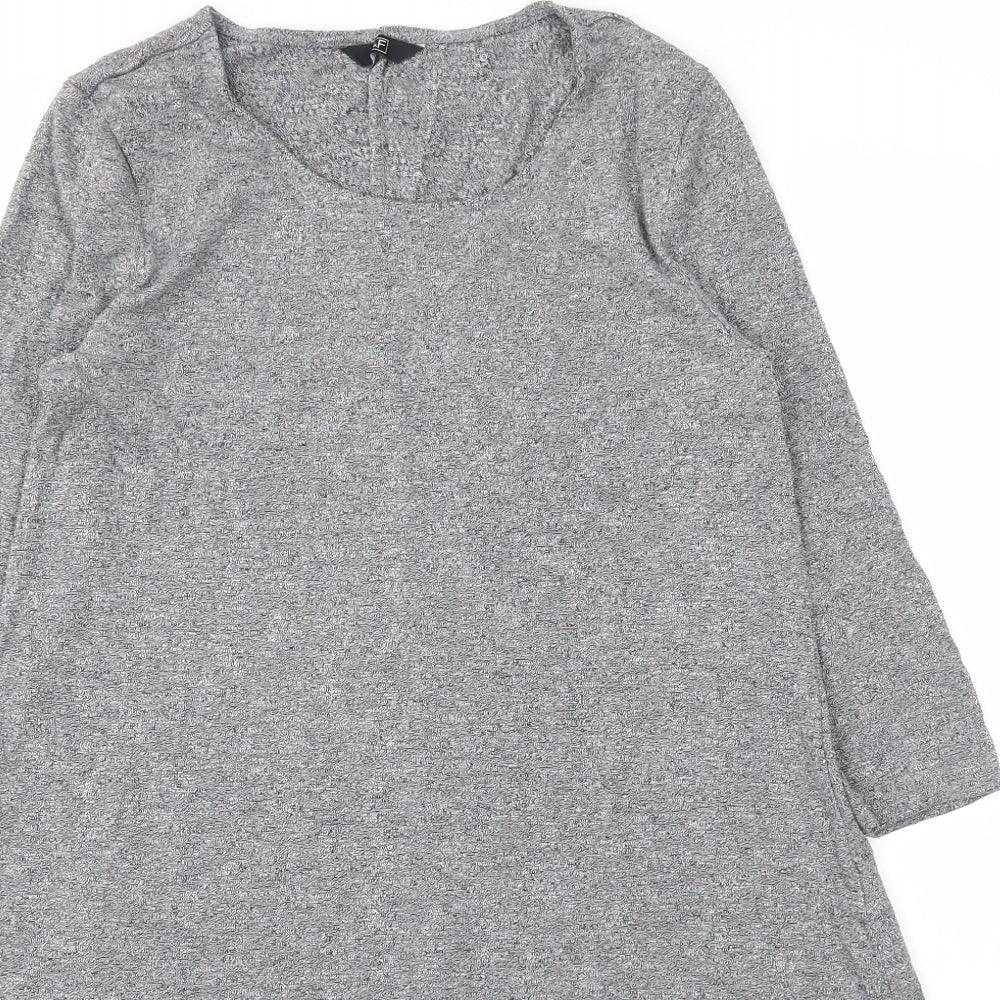 F&F Womens Grey   Fit & Flare  Size 10