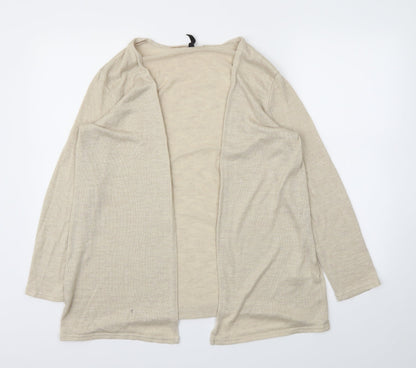 Womens UK Size L H&M Beige Cardigan Jumper