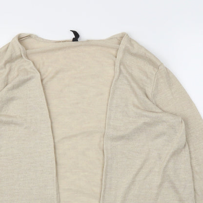 Womens UK Size L H&M Beige Cardigan Jumper