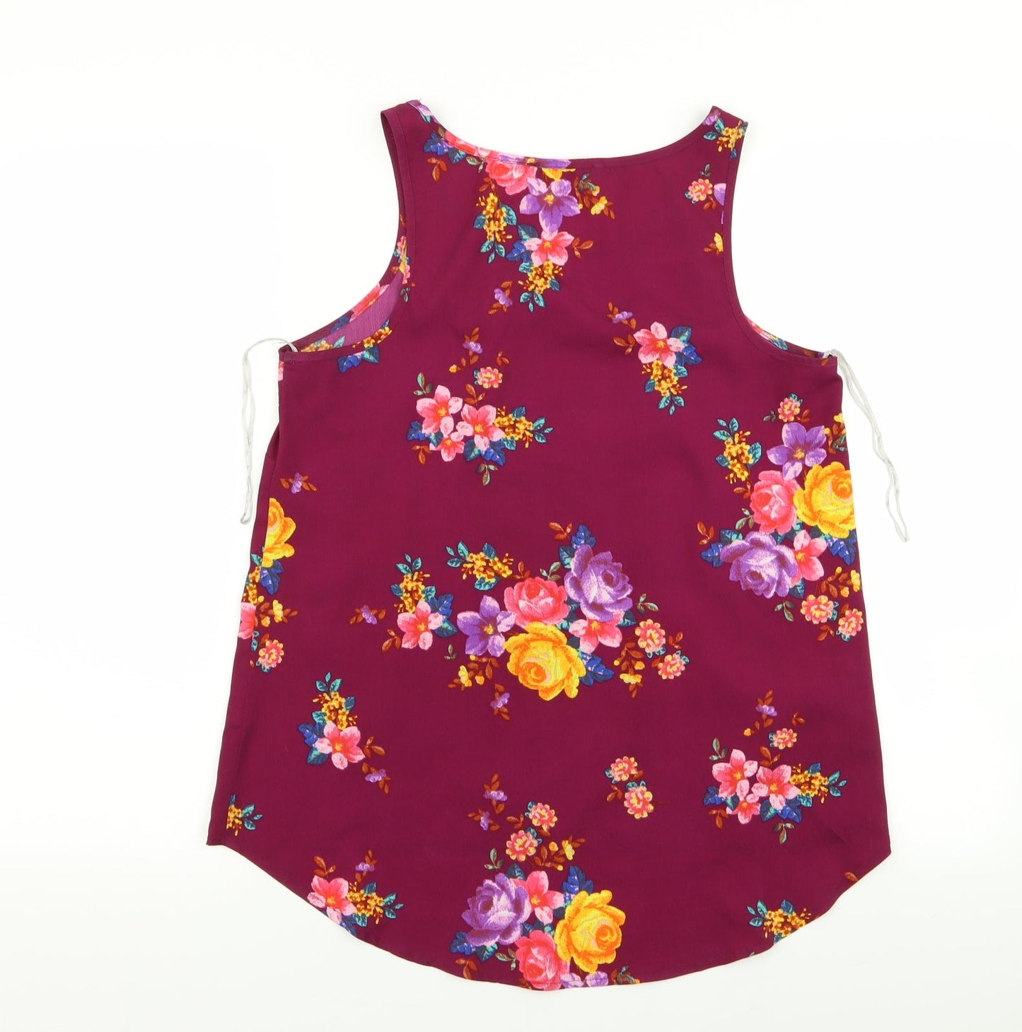 Primark Womens Purple Floral  Basic Blouse Size 8