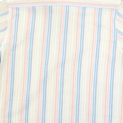 Mens UK Size M Cutting Edge Multicoloured  Button-Up Short Sleeve Casual Shirt