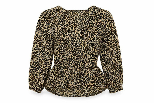 Womens UK Size 10 Boohoo Multicoloured Basic Blouse