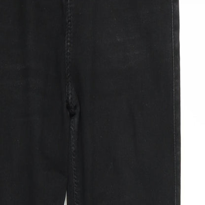 Topshop Womens Black   Skinny Jeans Size 28 in L28 in